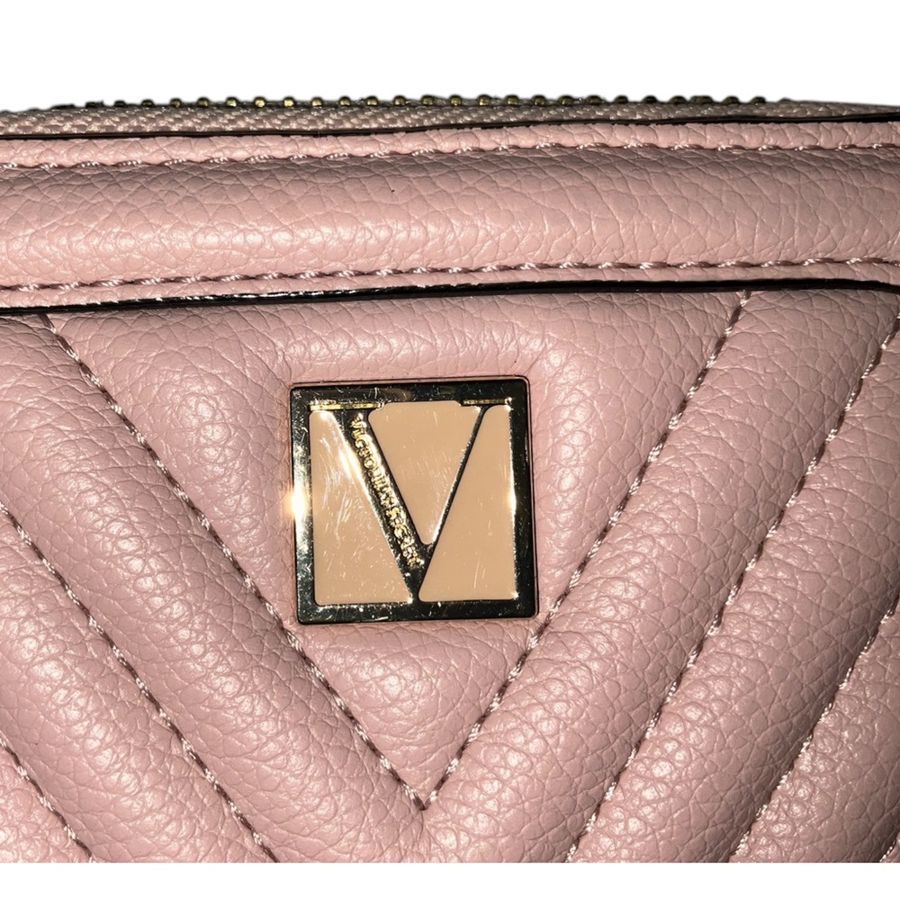 NWOT Victoria’s Secret Card Holder Quilted Small Wallet Pink Mauve - Picture 4 of 7